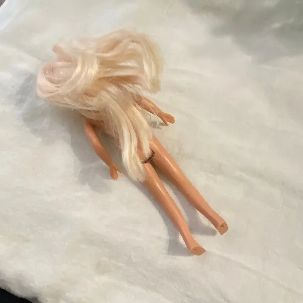 Vtg Katie Clone Fashion Doll 7 in Blonde Blue Eyes 1990s Articulated KidKore
